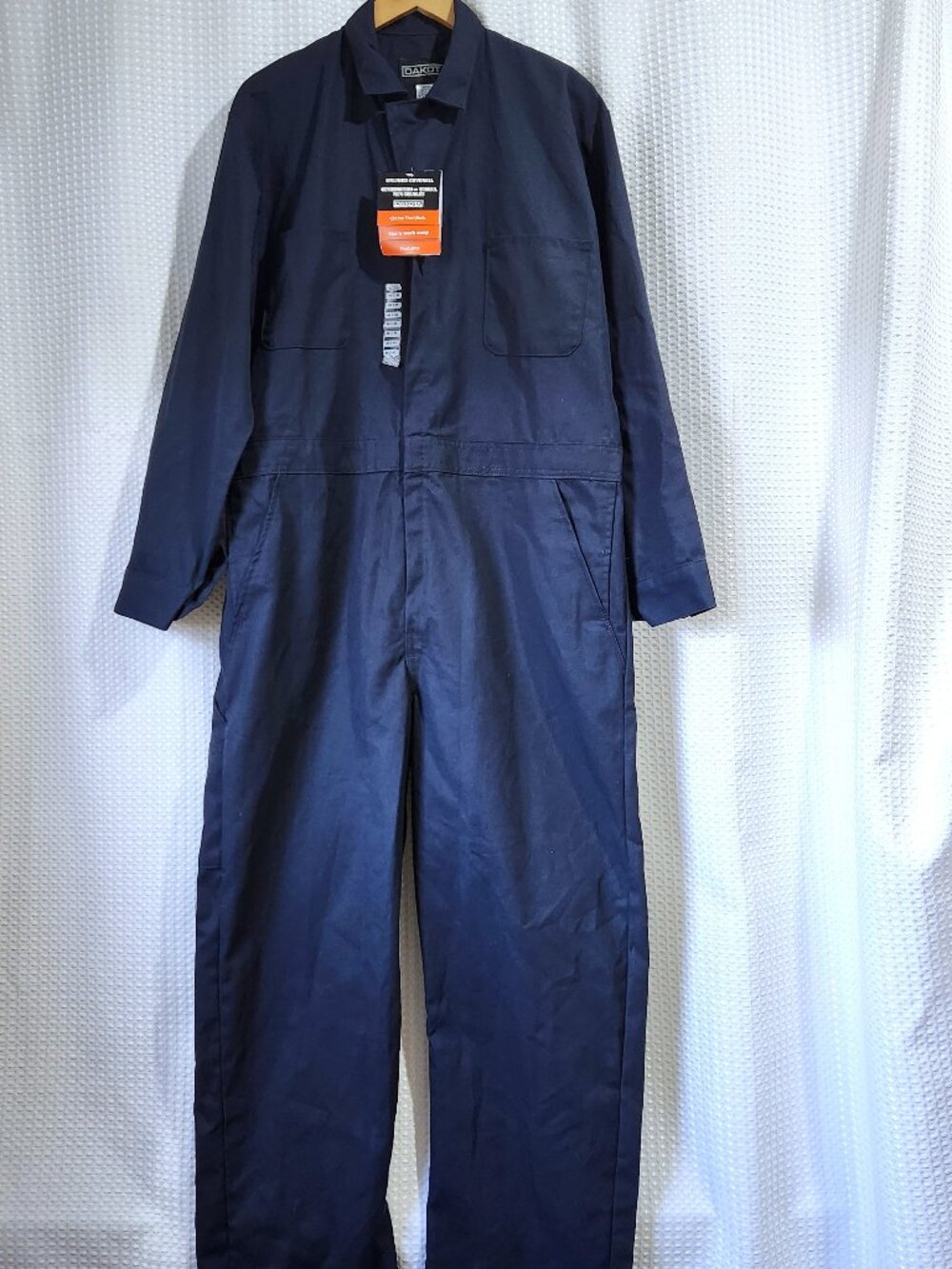 NWT Dakota Coveralls Mens 46 Regular Navy 7.5oz Heavyweight Visa Deadstock